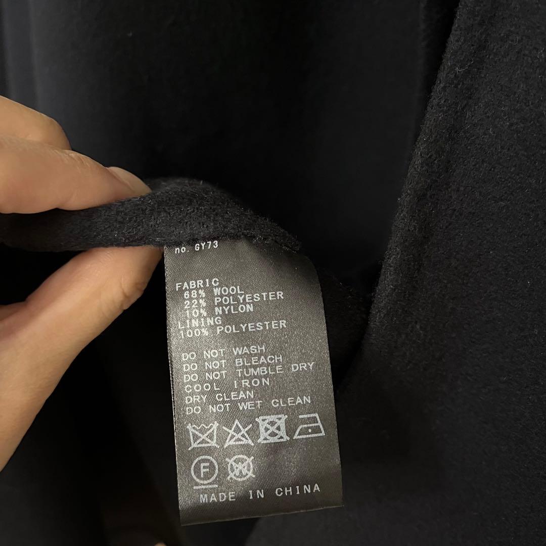 【美品】2022AW スローブイエナ ハミルトンダブルフェイスウール ネイビー