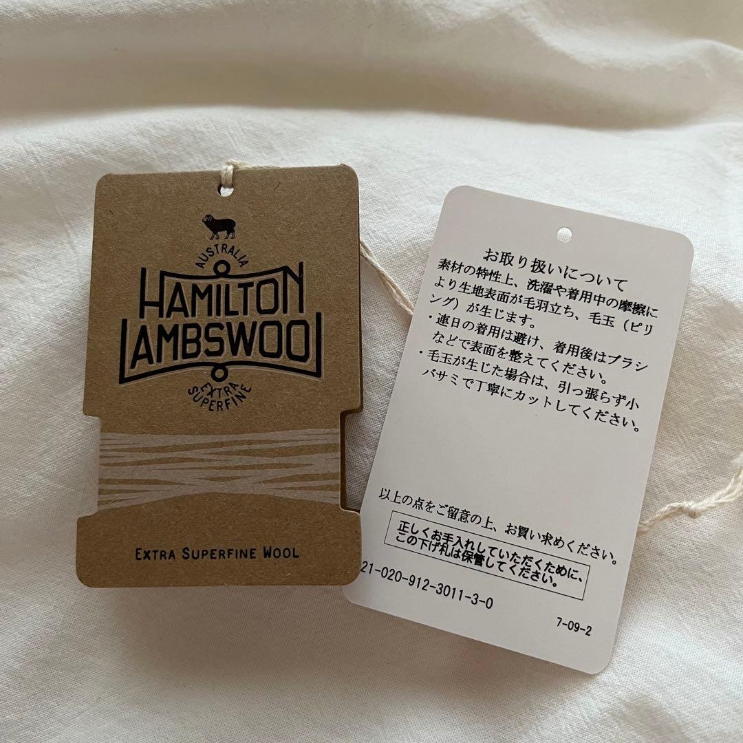 【美品】2022AW スローブイエナ ハミルトンダブルフェイスウール ネイビー