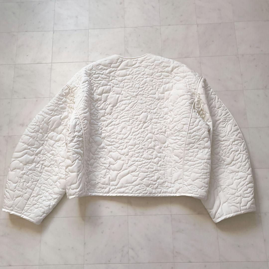 美品♪　ADAM ET ROPE' FEMME 　アートキルティングブルゾン