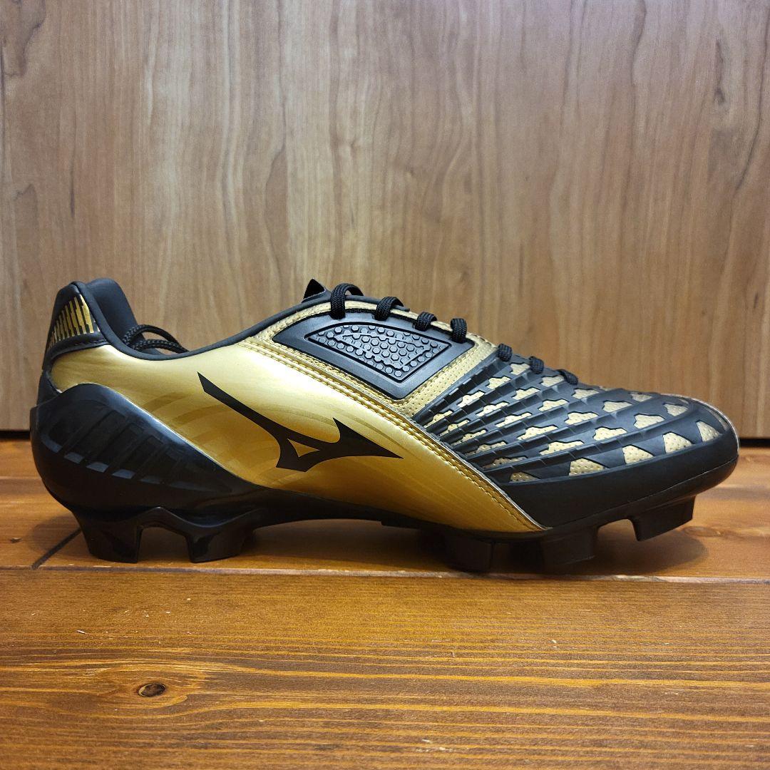 【ほぼ新品】ミズノ ウェーブ イグニタス 3 SL ゴールド×ブラック 26cm