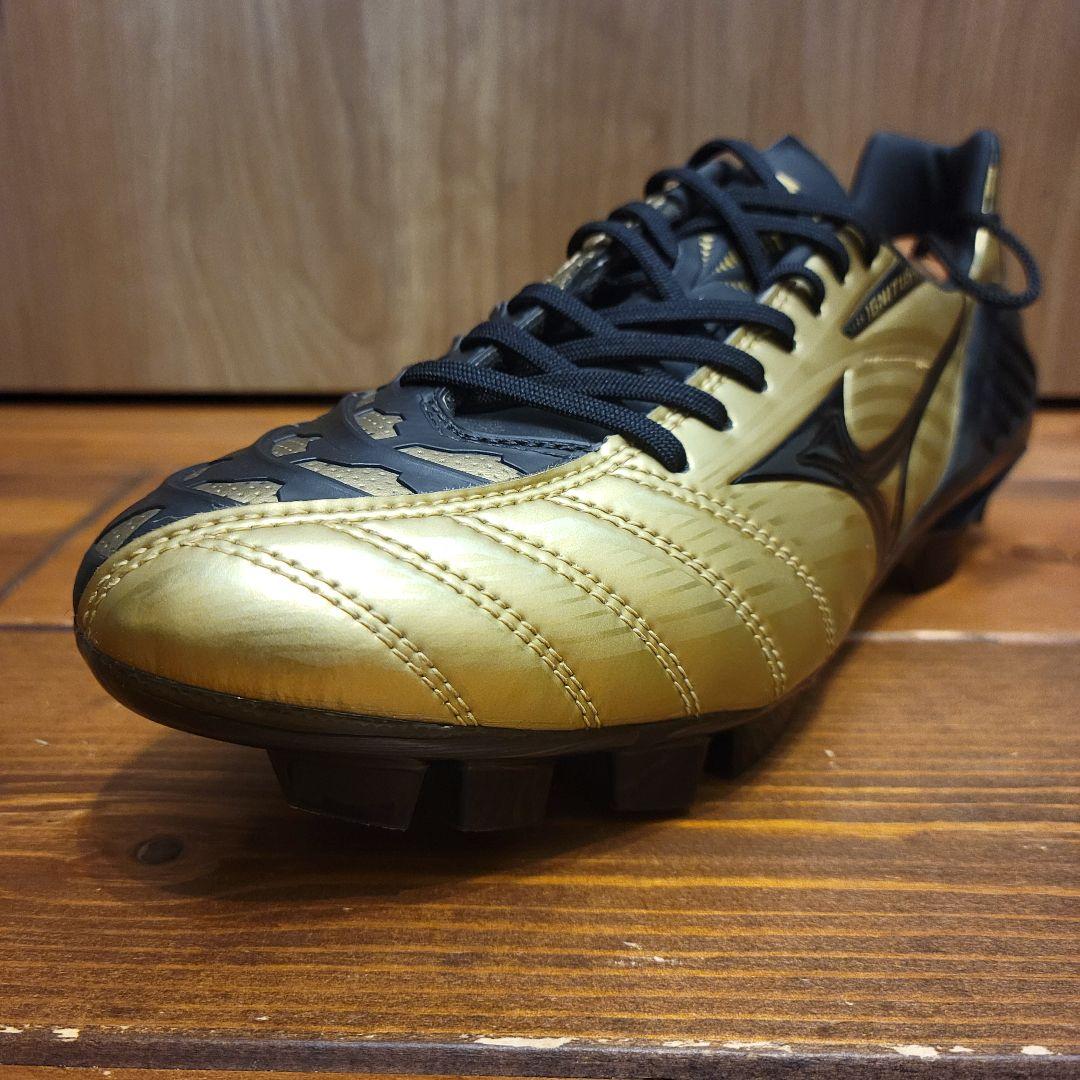 【ほぼ新品】ミズノ ウェーブ イグニタス 3 SL ゴールド×ブラック 26cm