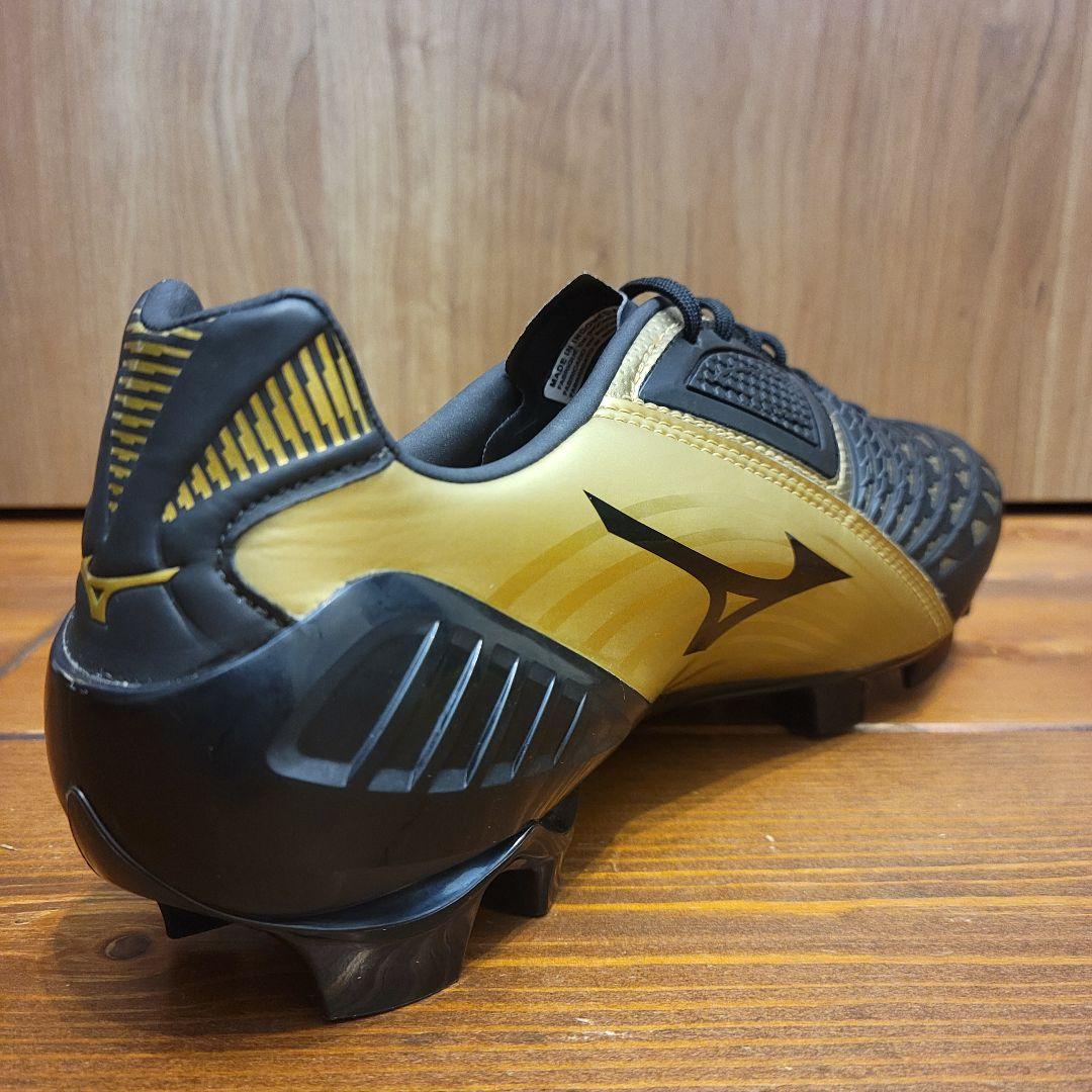 【ほぼ新品】ミズノ ウェーブ イグニタス 3 SL ゴールド×ブラック 26cm