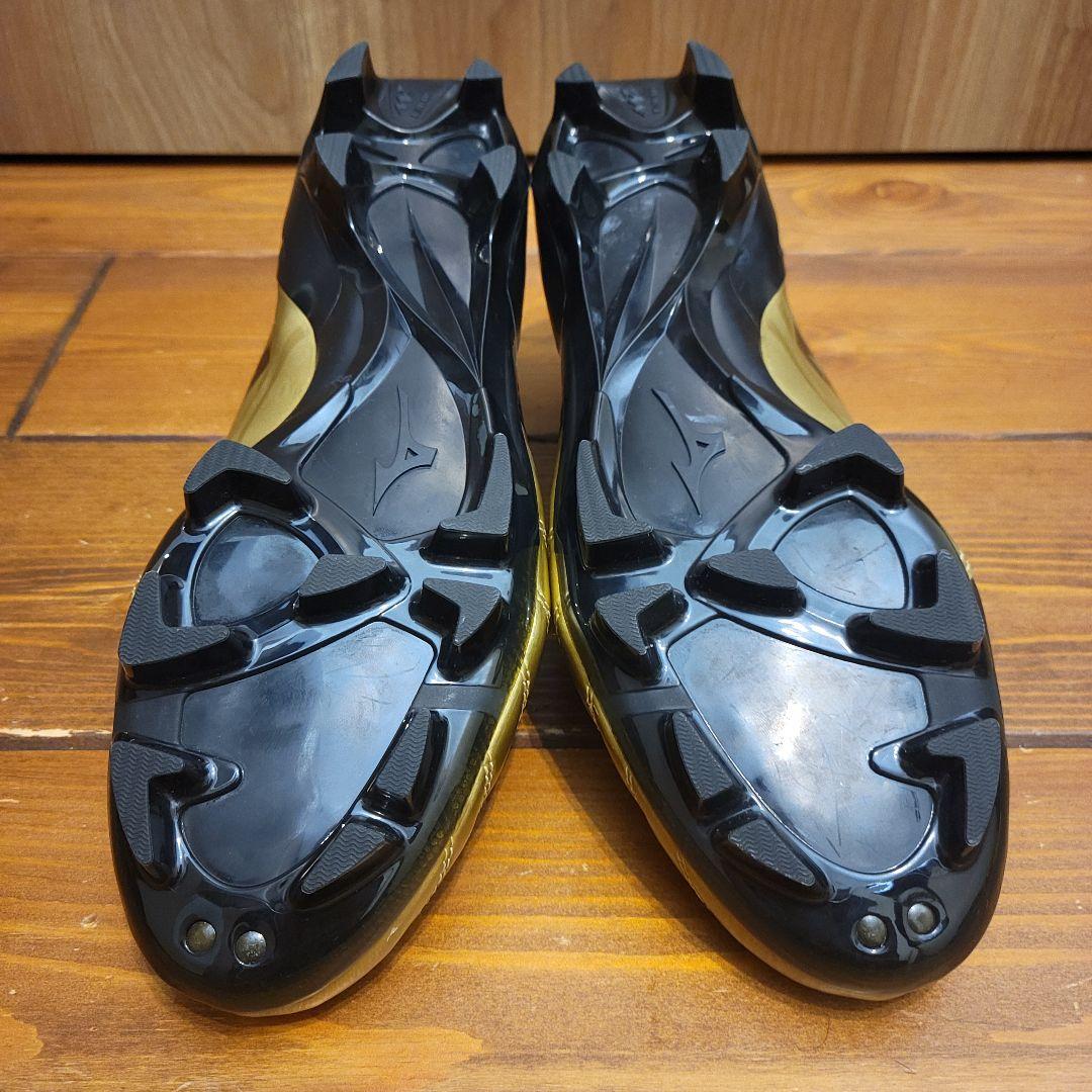 【ほぼ新品】ミズノ ウェーブ イグニタス 3 SL ゴールド×ブラック 26cm