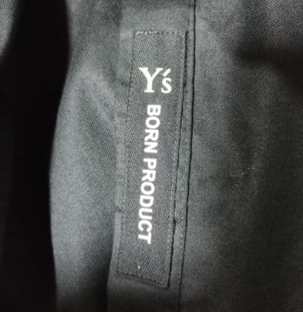 【新品同様】Y's ワイズ 長袖シャツワンピース黒