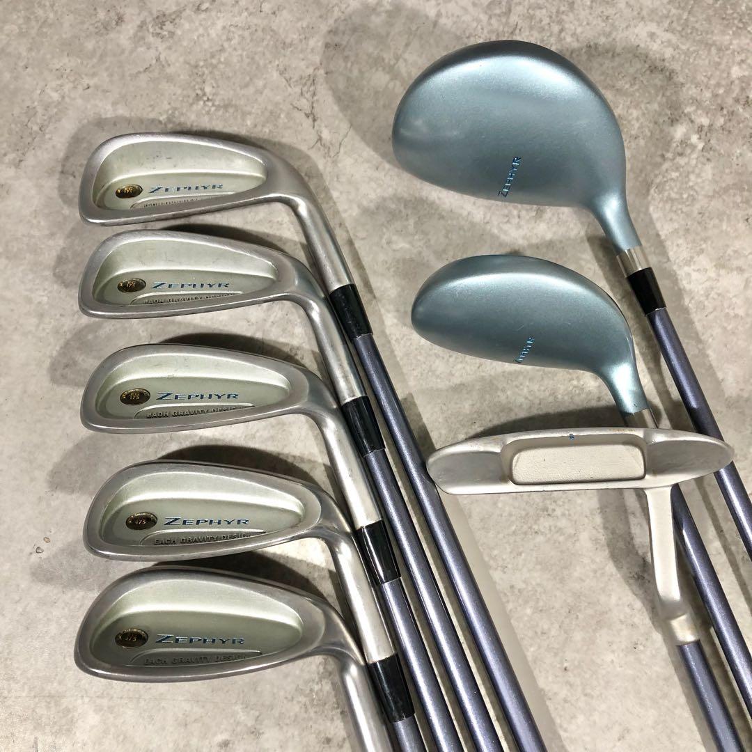 美品 MIZUNO ミズノ レディース ゴルフ 8本セット L ルコック バッグ