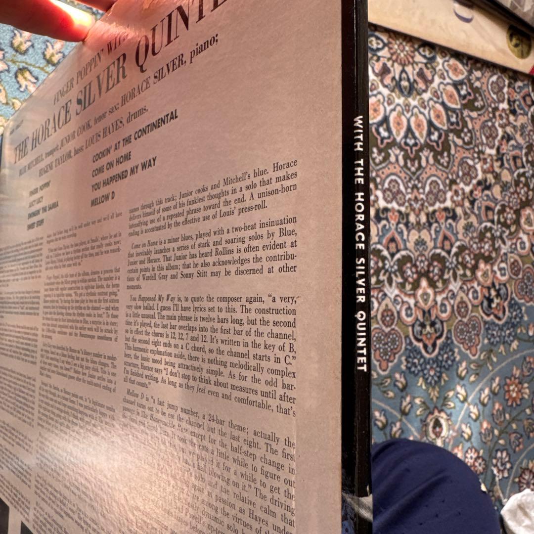 HORACE・SILVER QUINTET／FINGER POPPIN'