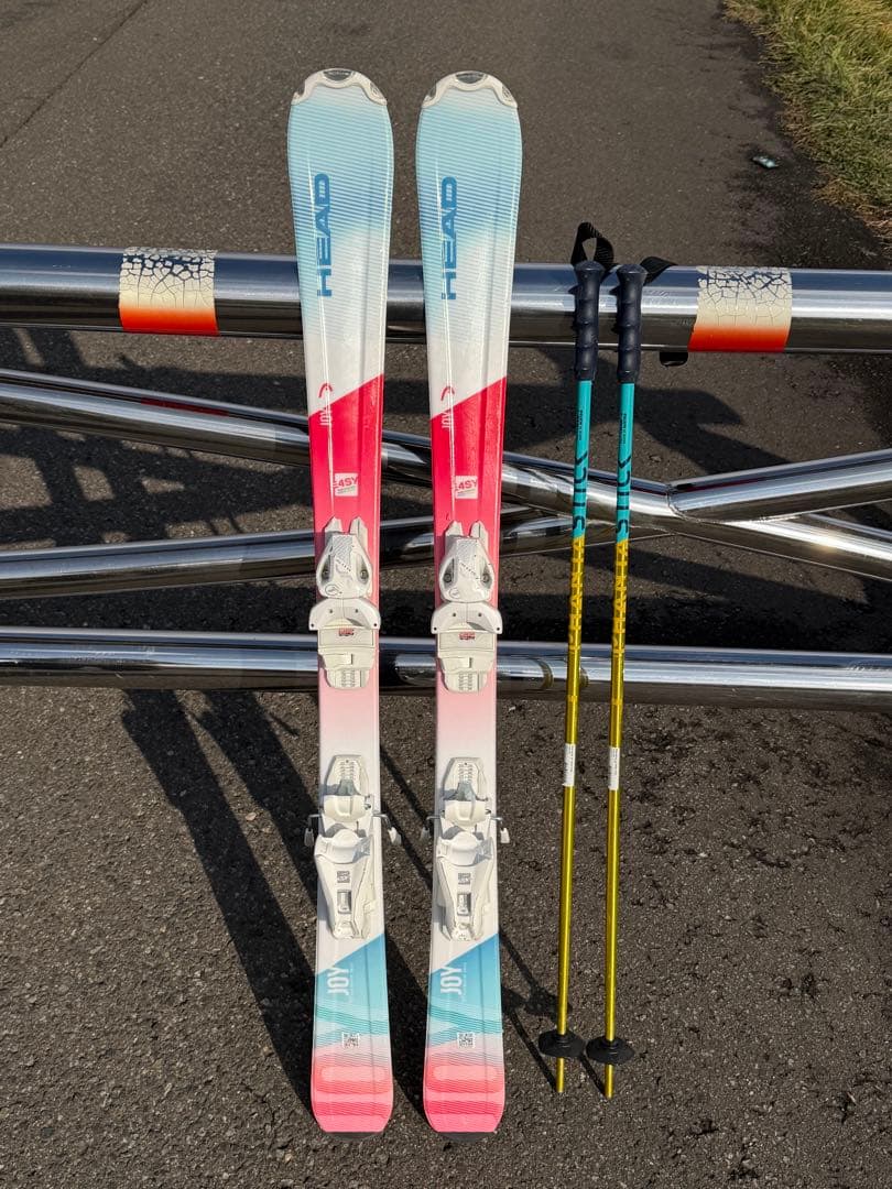 【3点セット】HEADスキー板117㎝ブーツ21.5cmVolklストック95㎝