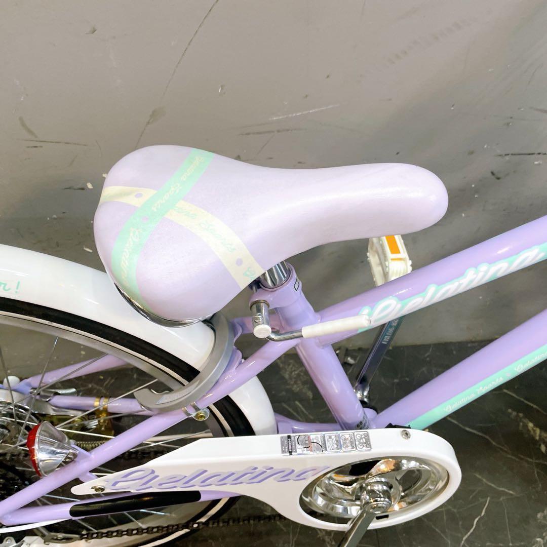 【951】《関西 引き取り》子供用自転車 子供車 gelatina パープル