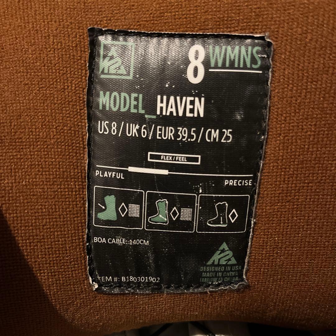 K2 HEAVEN スノーボードブーツ レディース 25cm