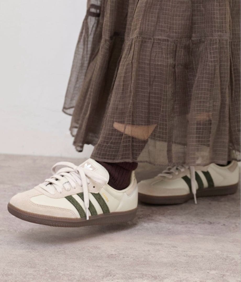 【新品】relume別注 SAMBA OG Limited サンバ ベージュ