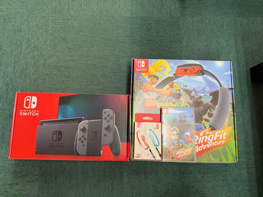 Nintendo Switch + Ring Fit Adventure セット