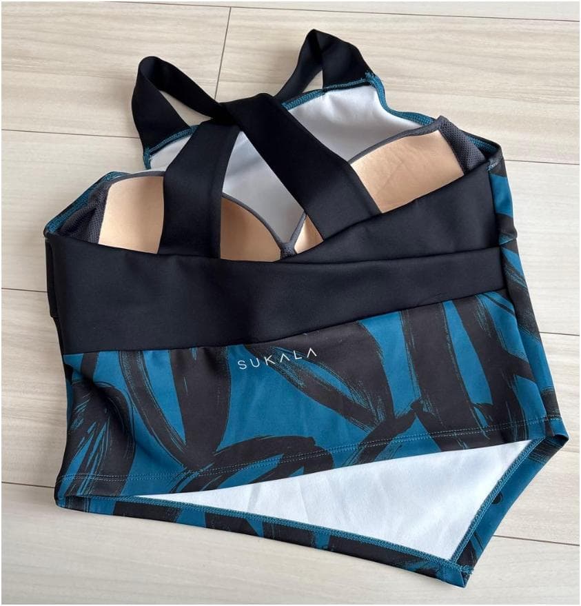 LUCY70　SUKALA　ヨガウェア（青）＆ピラティスウェア（紫）　2点