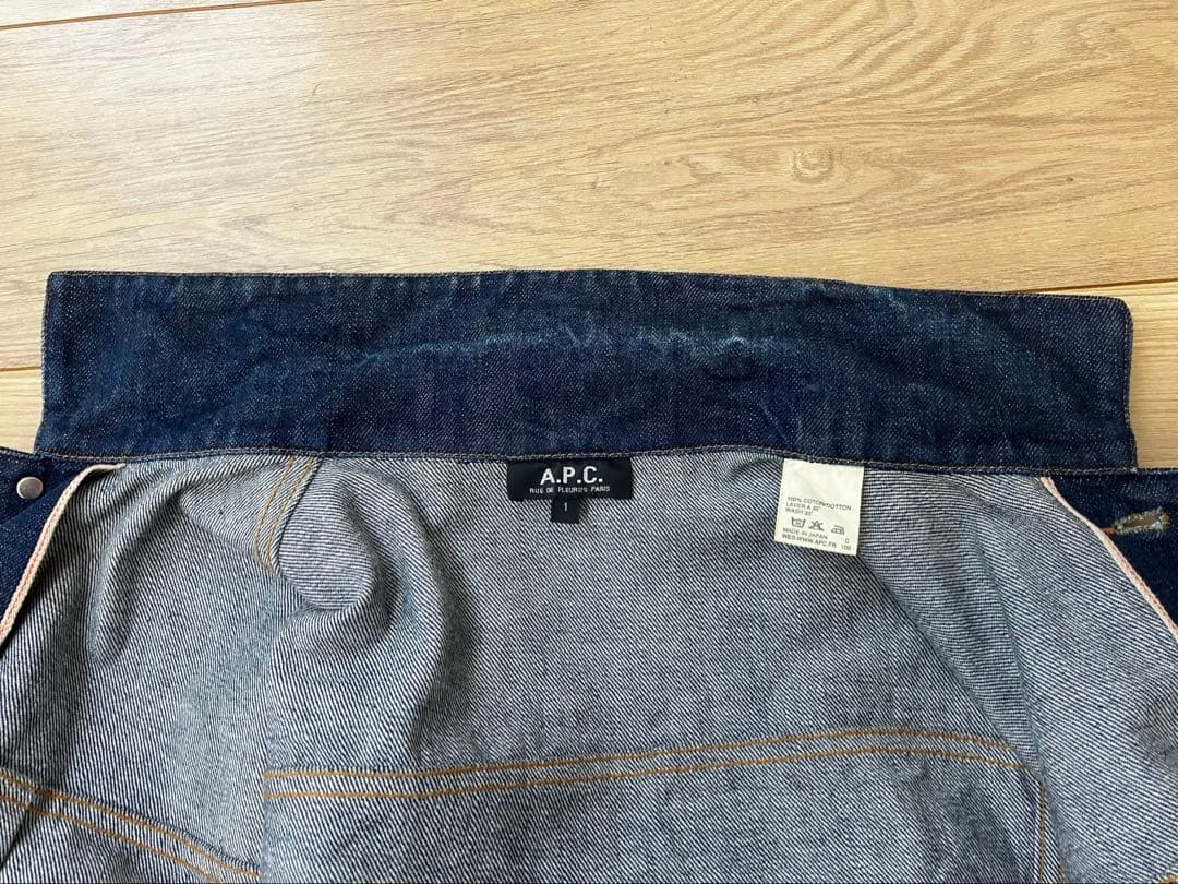 【 A.P.C.】Denim Jacket 2nd 日本製 イースト期サイズ１