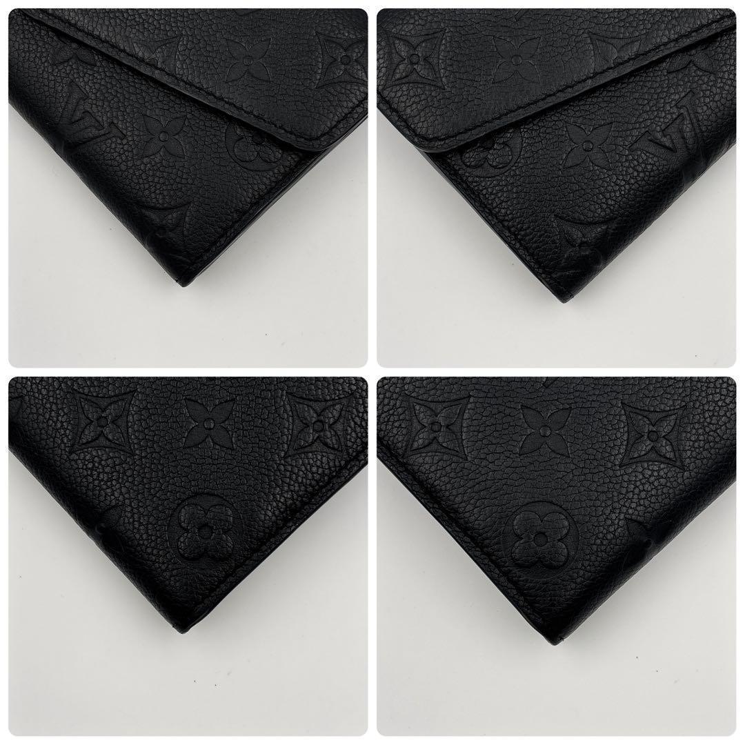 みーちゃん　ルイヴィトン ポルトフォイユ サラ アンプラント ブラック