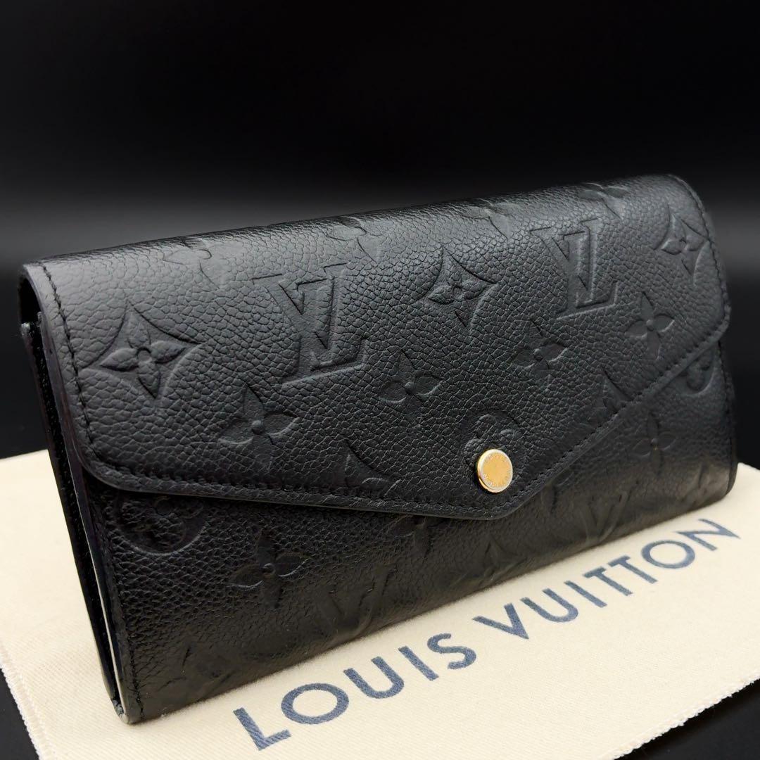 みーちゃん　ルイヴィトン ポルトフォイユ サラ アンプラント ブラック