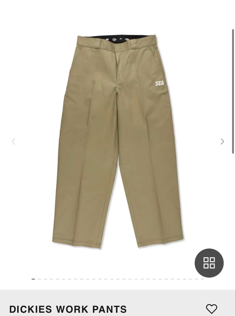 WIND AND SEA Dickies ワークパンツ