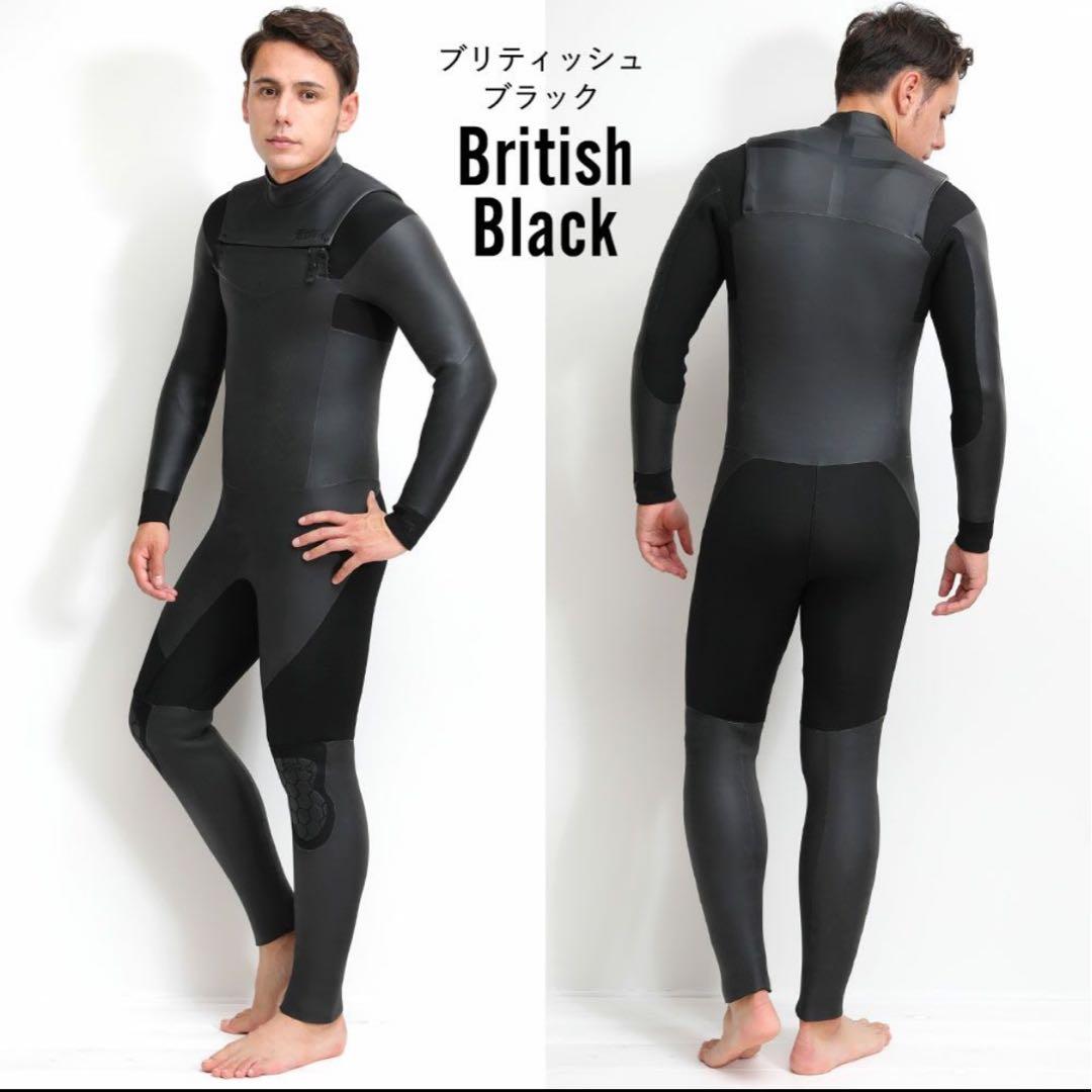 FELLOW セミドライ チェストジップ 5×3mm MLラバー メンズ 起毛