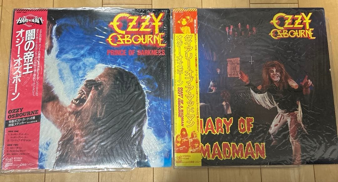 希少　オジーオズボーン　Ozzy Osbourne帯付きレコード2枚セット