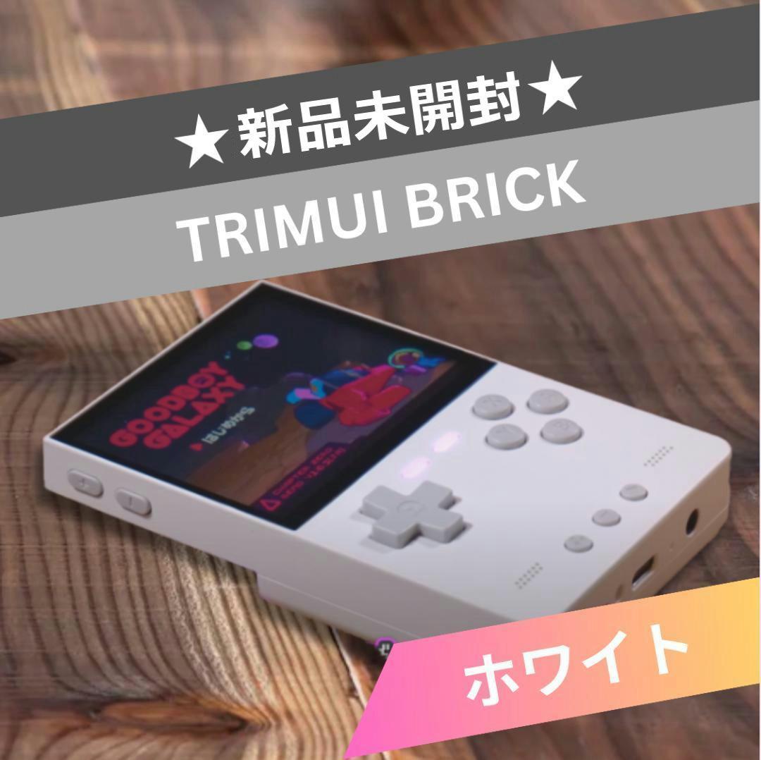 【新品未開封】TRIMUI BRICK おまけ付き（NoCARD・ホワイト）
