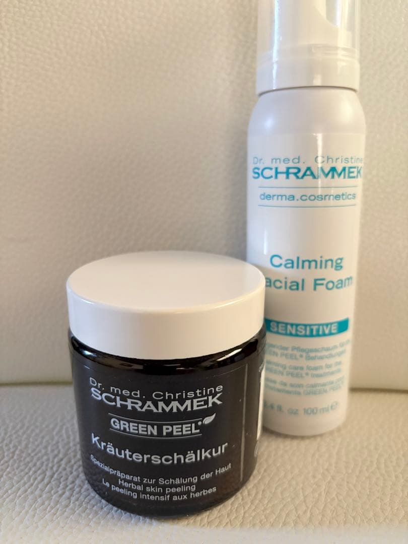 シュラメック　グリーンピールシェルカー/カーミングフェイシャルフォーム　パック材