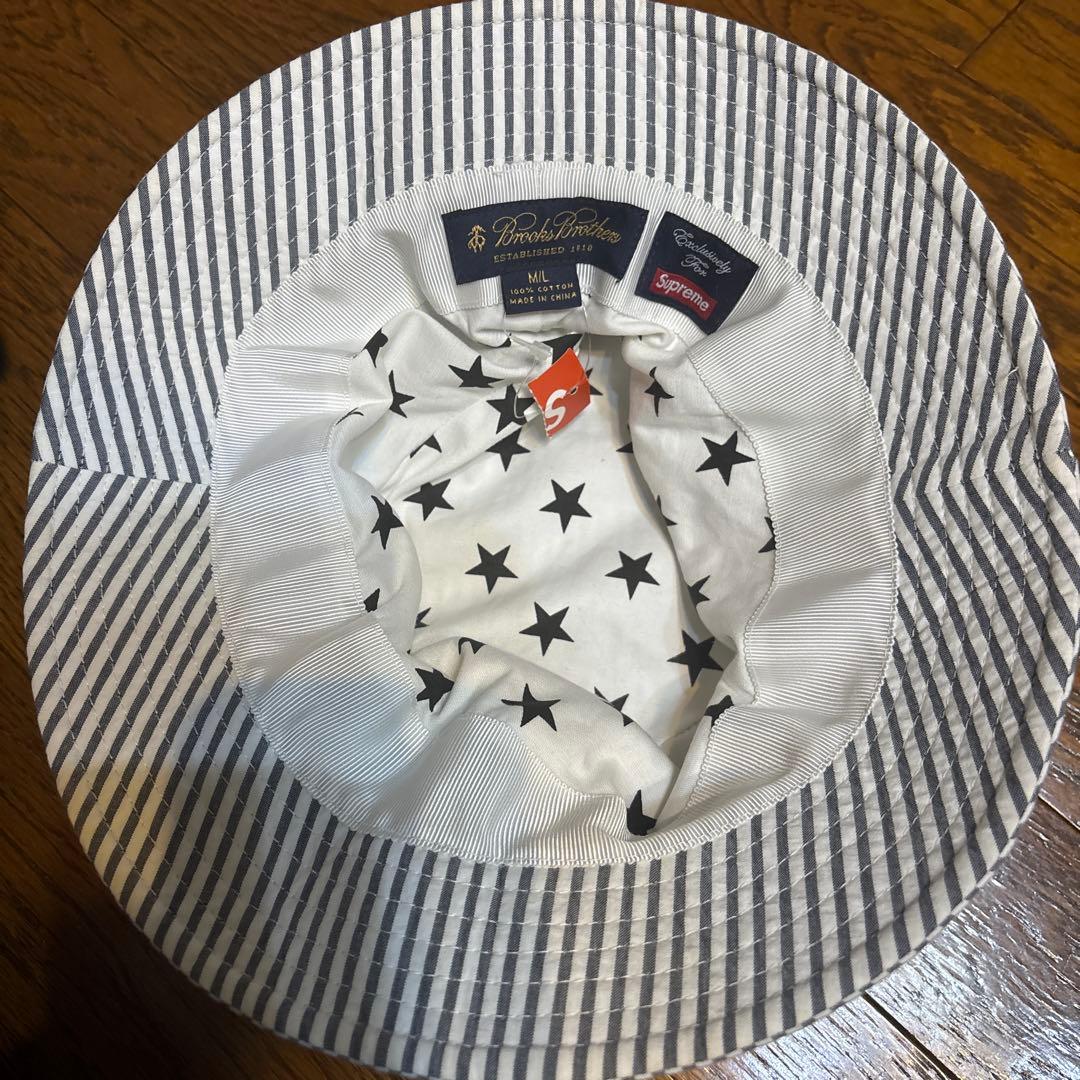 Supreme ストライプ バケットハット