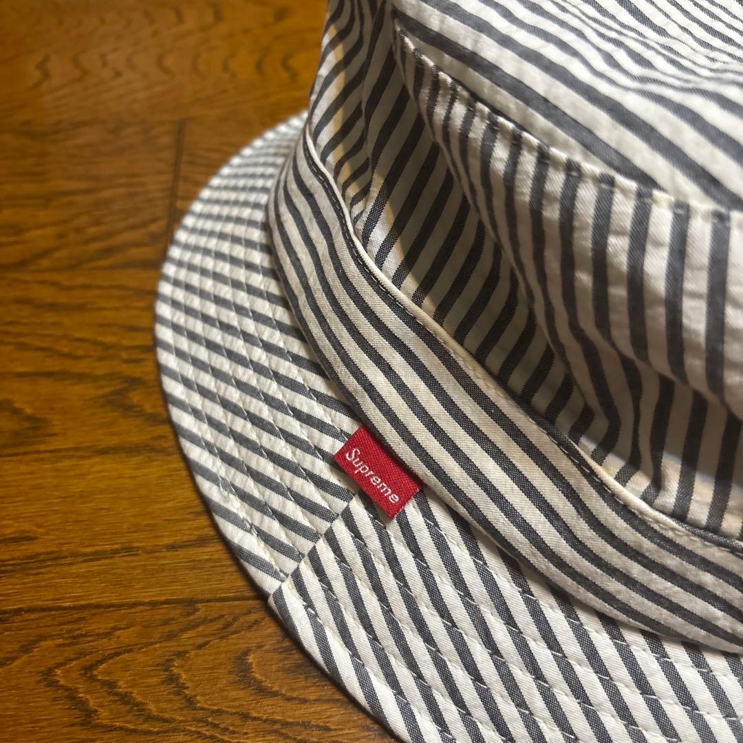 Supreme ストライプ バケットハット