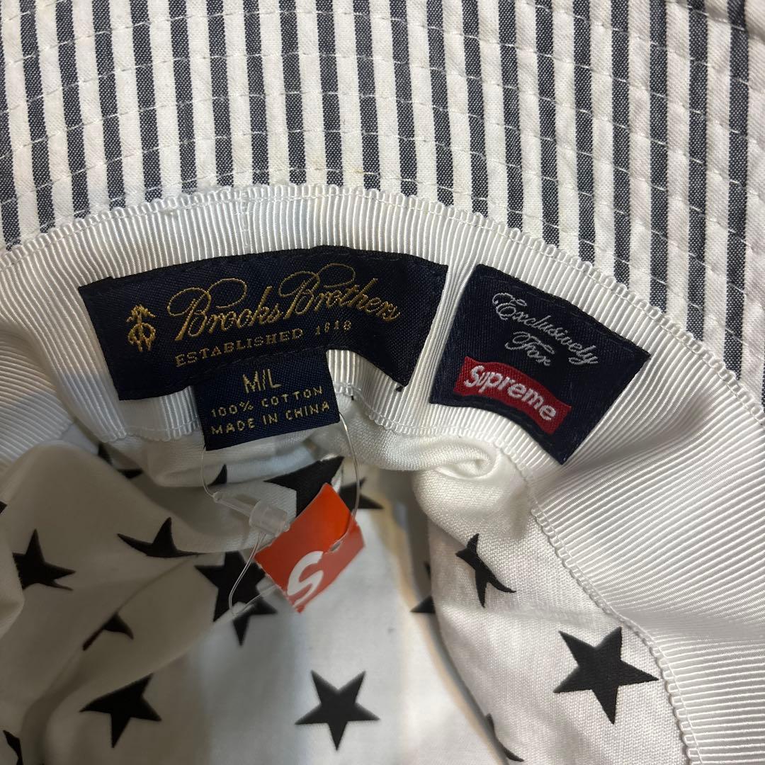 Supreme ストライプ バケットハット