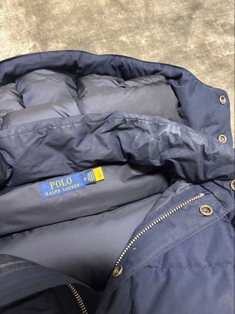 ポロ ラルフローレン ダウンベスト ネイビー 【サイズ】 表記サイズ M
