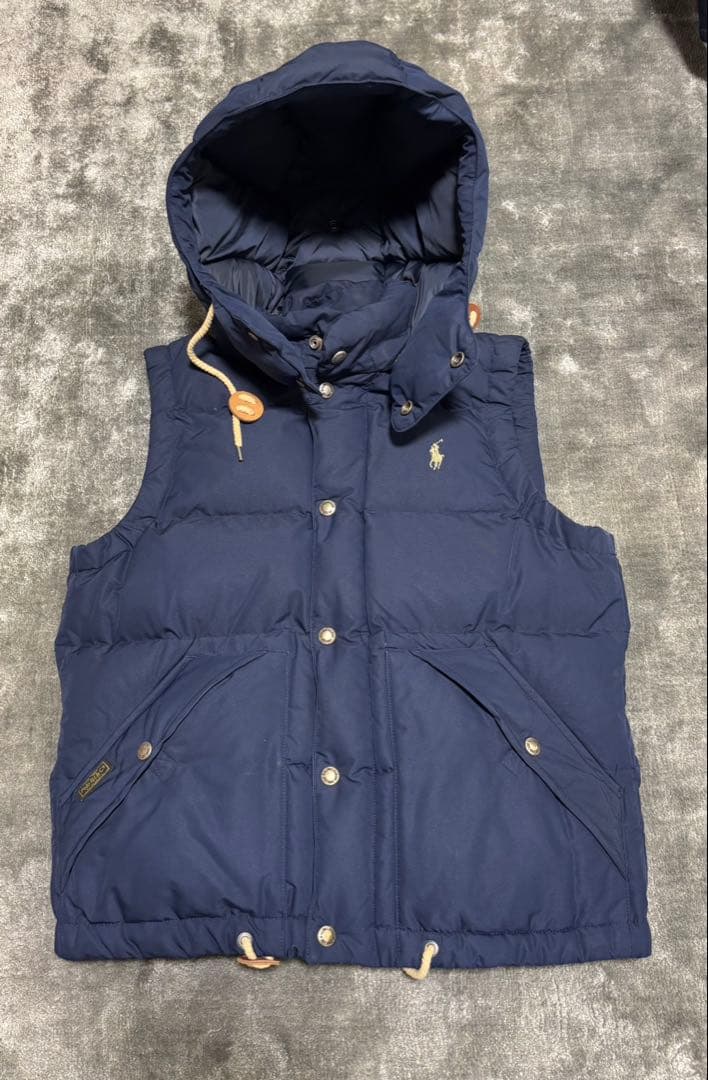 ポロ ラルフローレン ダウンベスト ネイビー 【サイズ】 表記サイズ M