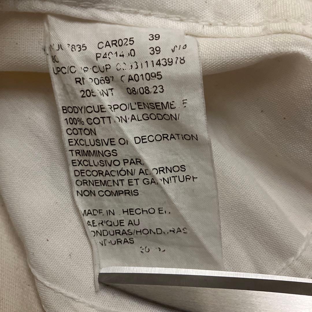 【良個体】00s Dickies ダブルニー 白 ペインターパンツ ボロ ペンキ