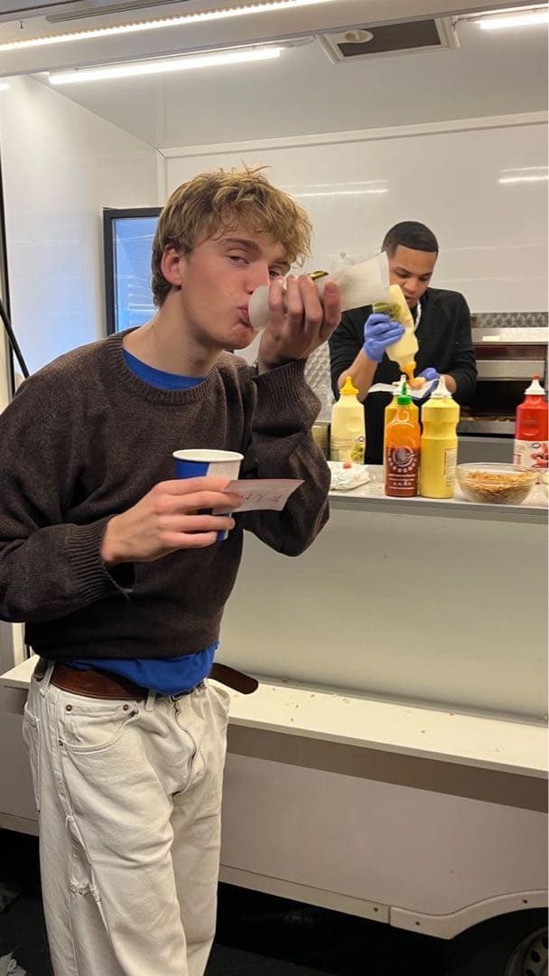 【良個体】00s Dickies ダブルニー 白 ペインターパンツ ボロ ペンキ