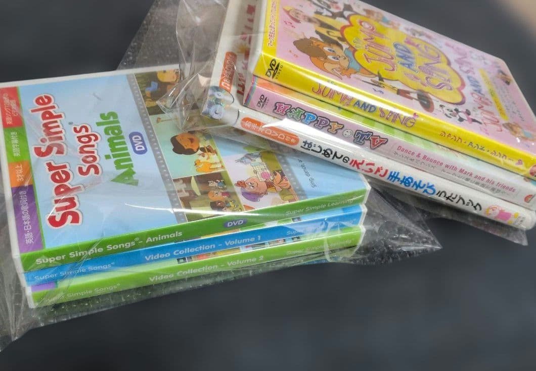 Super Simple Songs・JUMP AND SING他DVDセット
