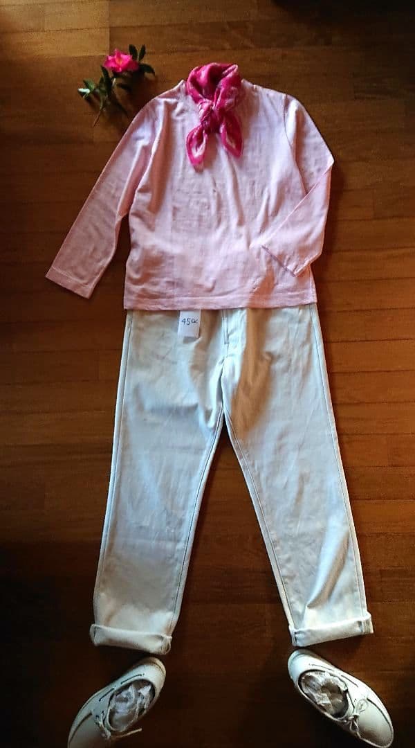 45R☆天竺の四角Tシャツ＊桜♪