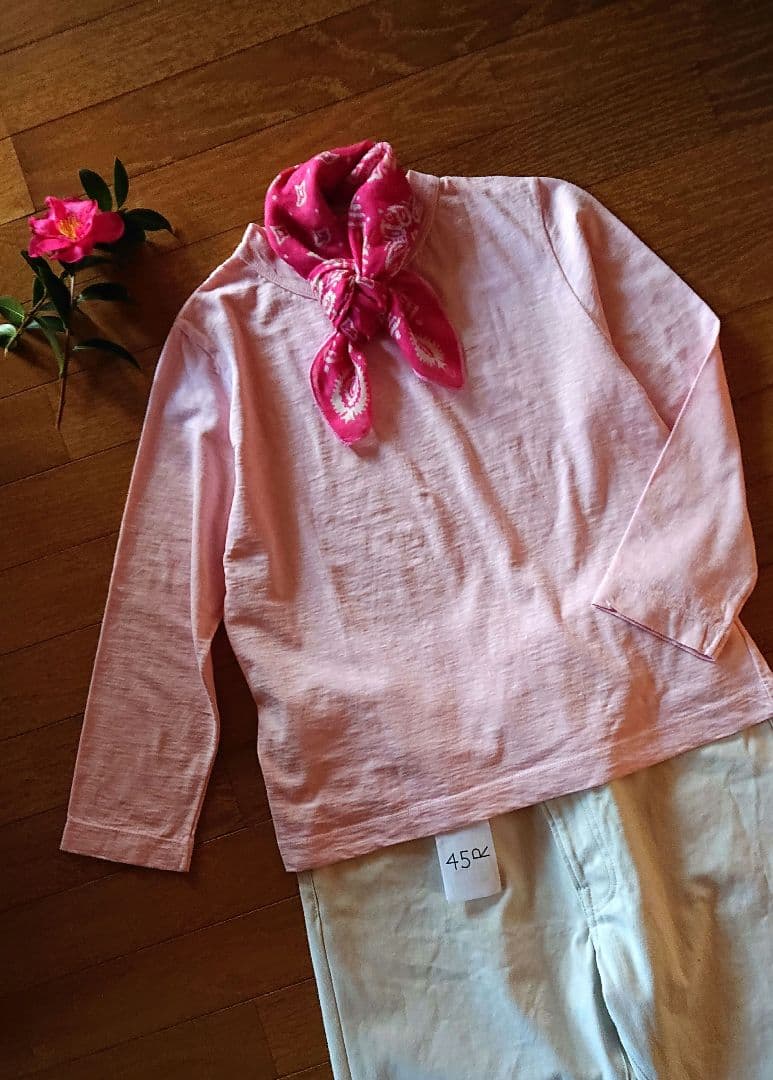 45R☆天竺の四角Tシャツ＊桜♪