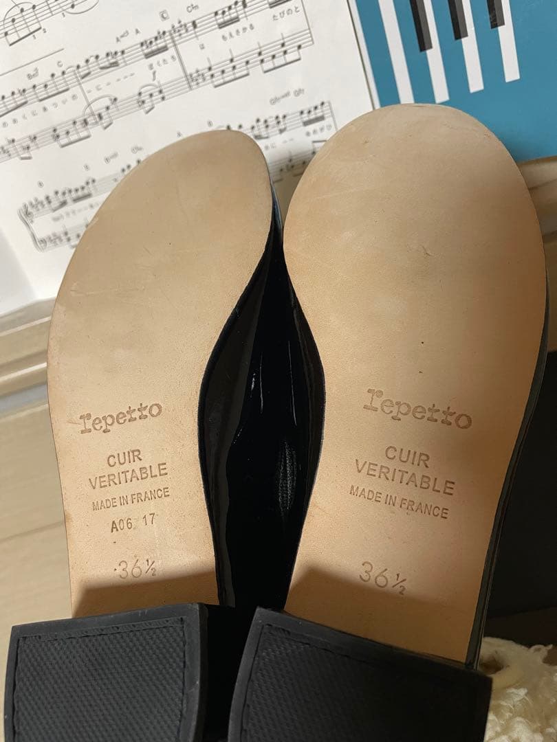 新品未使用　Repetto ブラック バレエシューズ　カミーユ　36.5