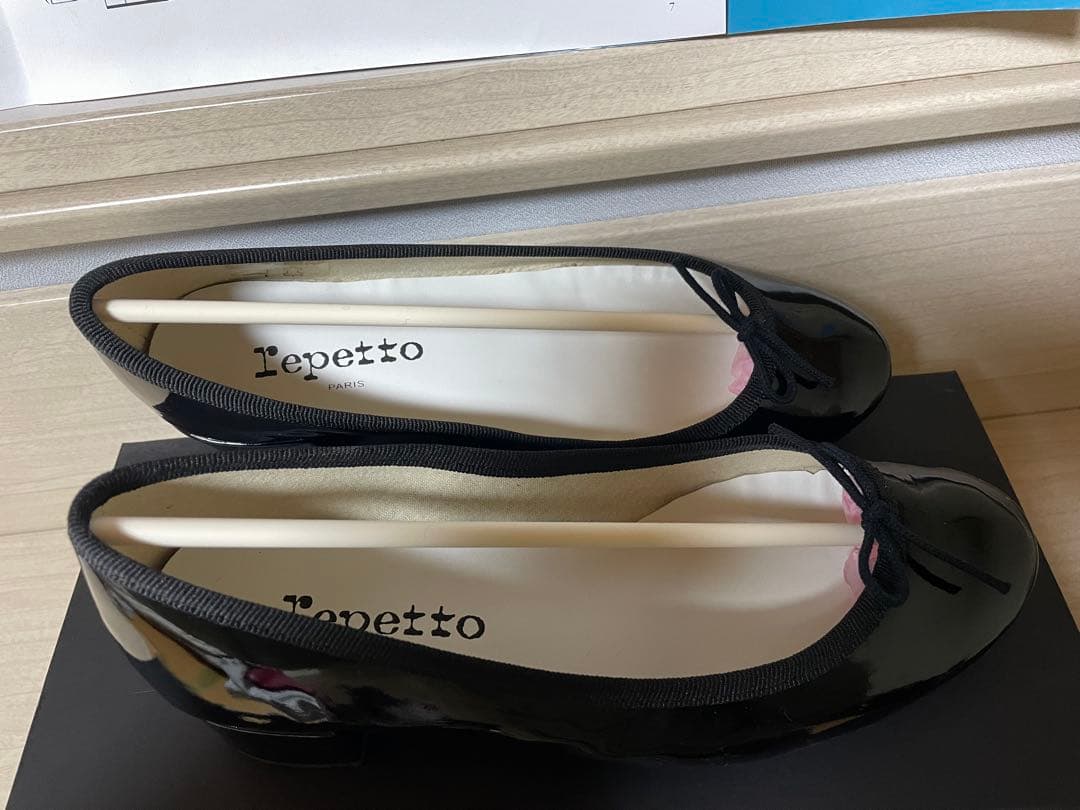 新品未使用　Repetto ブラック バレエシューズ　カミーユ　36.5