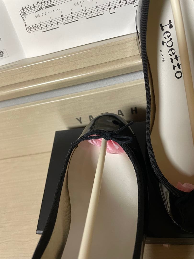 新品未使用　Repetto ブラック バレエシューズ　カミーユ　36.5