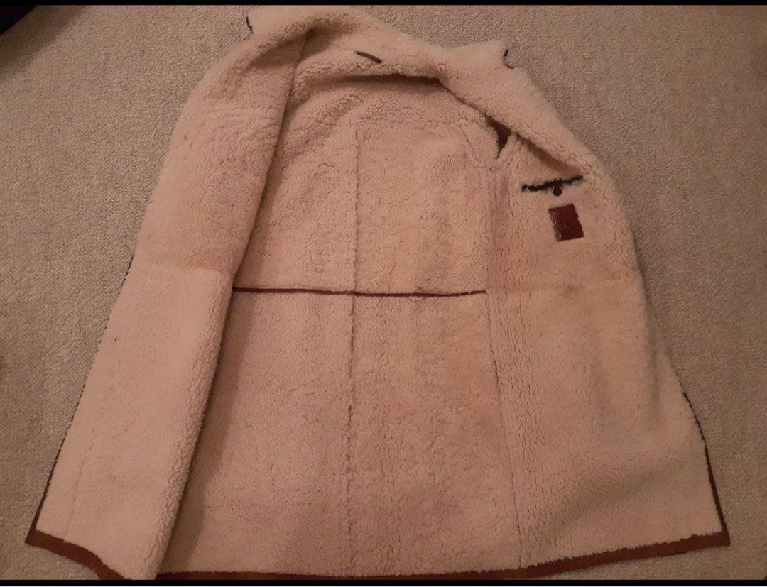 Calibro 12 ムートン　コート　44 レザー　カリブロ12 美品