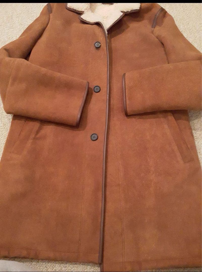 Calibro 12 ムートン　コート　44 レザー　カリブロ12 美品