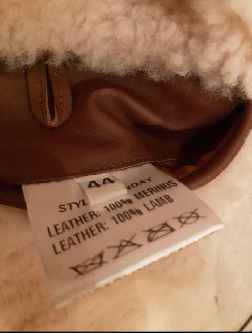 Calibro 12 ムートン　コート　44 レザー　カリブロ12 美品