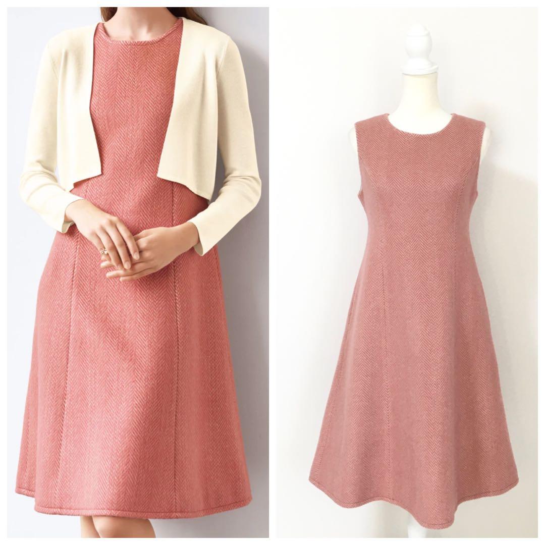 新作美品　FOXEY フォクシー　現行　ウール　ドレス　ワンピース