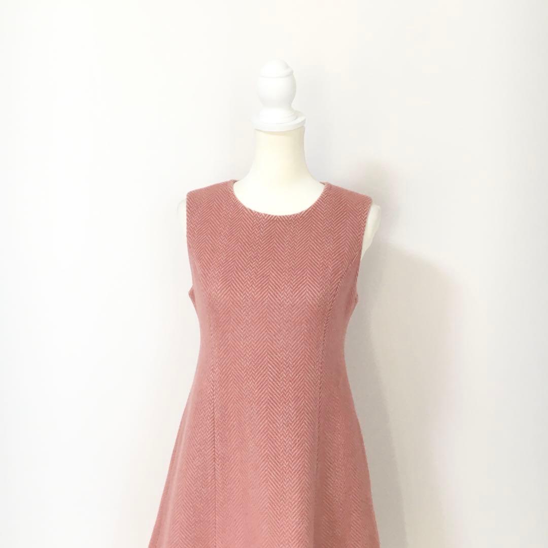 新作美品　FOXEY フォクシー　現行　ウール　ドレス　ワンピース