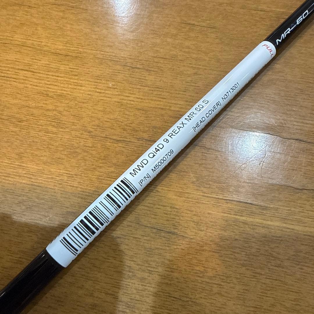 新品未使用！Qi4D ドライバー 9.0° REAX MR60 S