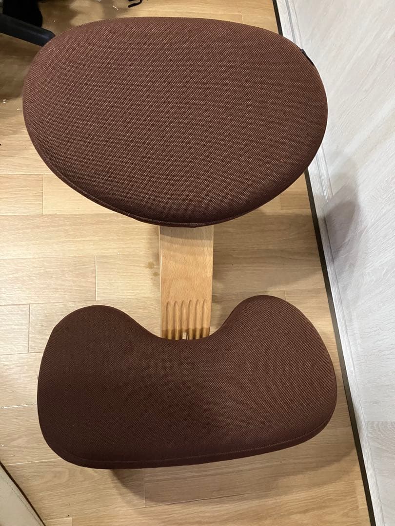 美品　バランスイージー バランスチェア リボ社 新品カバー付(アガットレッド)