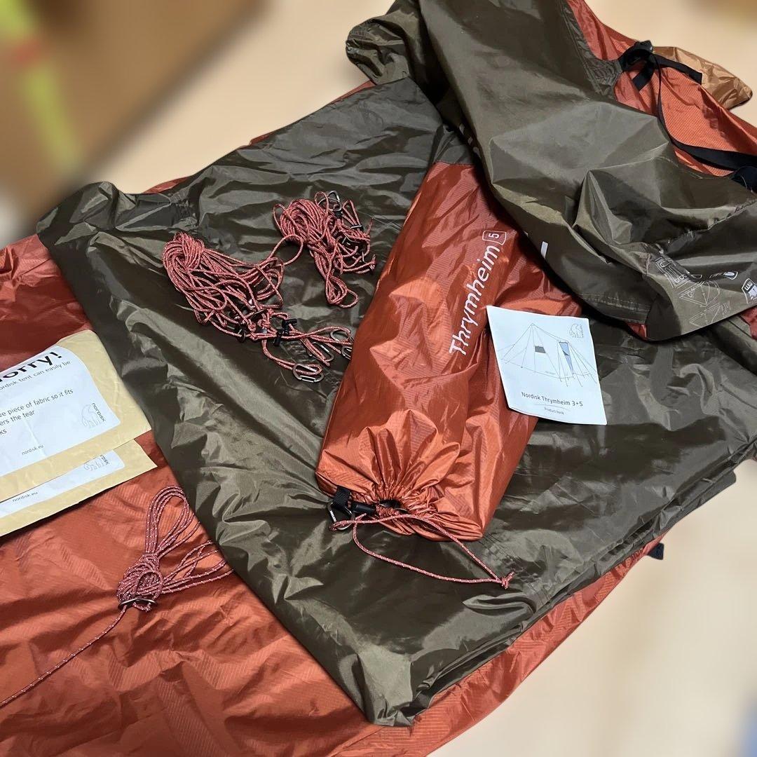 美品 nordisk THRYMHEIM 5 スリムヘイム5 フットプリント付き