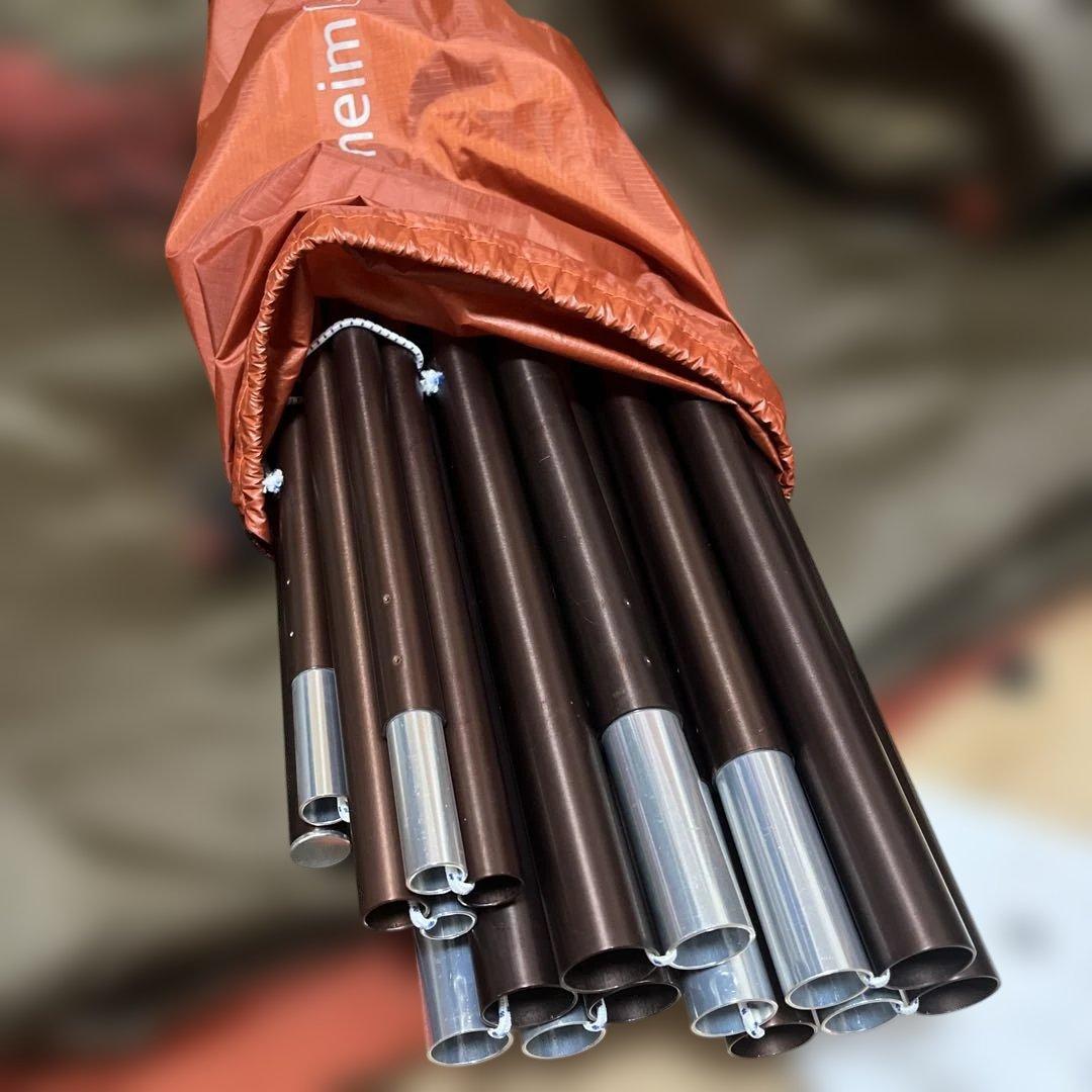 美品 nordisk THRYMHEIM 5 スリムヘイム5 フットプリント付き