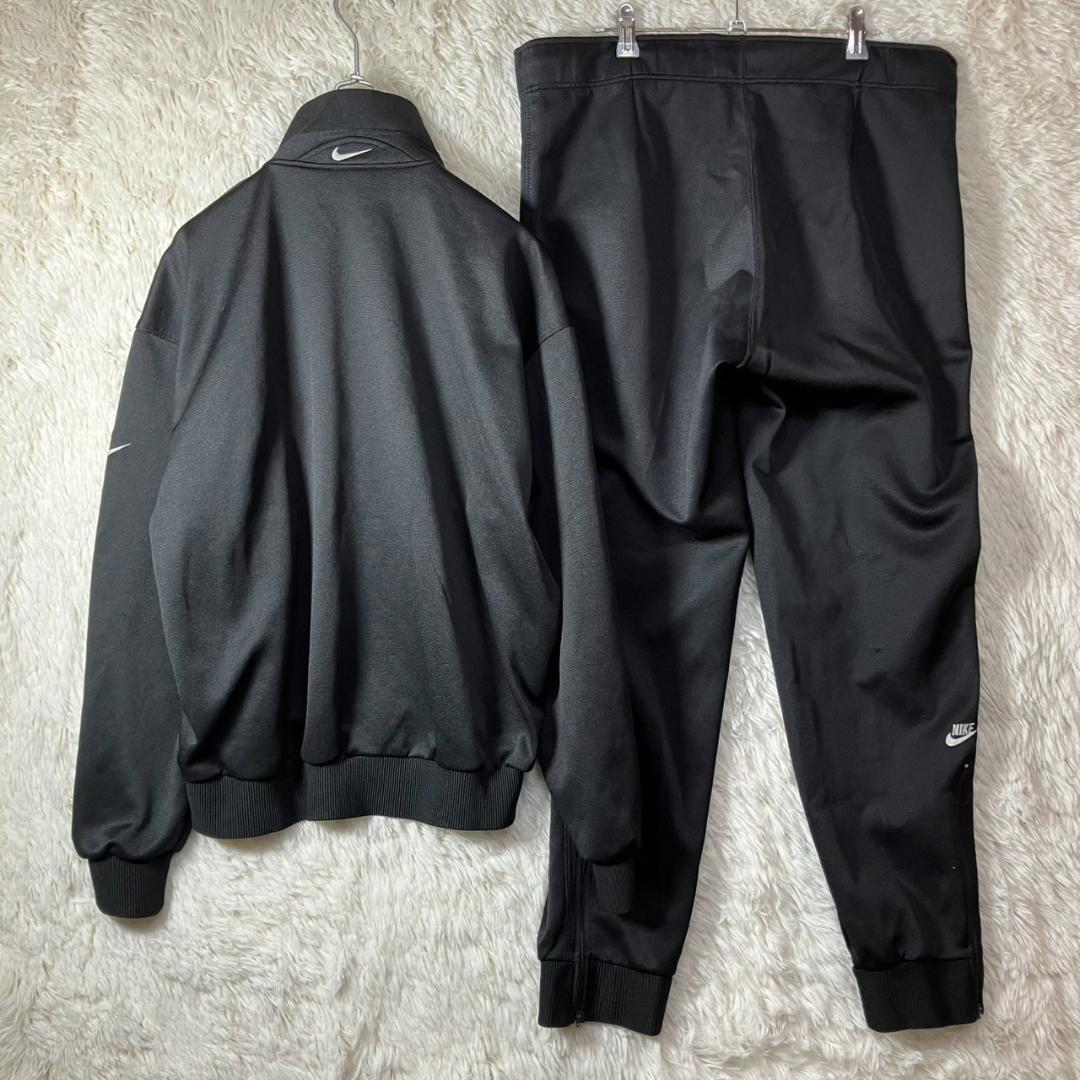 90s 美品 ナイキ 白タグ セットアップジャージ 上下 刺繍ロゴ 日本製 XL