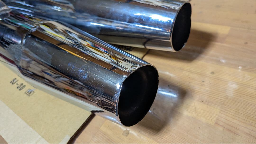 北米マフラー　スポーツスター　ハーレーダビッドソン　16mmパンチアウト