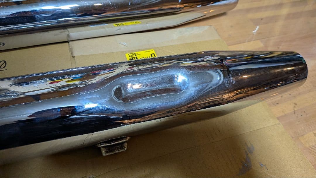 北米マフラー　スポーツスター　ハーレーダビッドソン　16mmパンチアウト