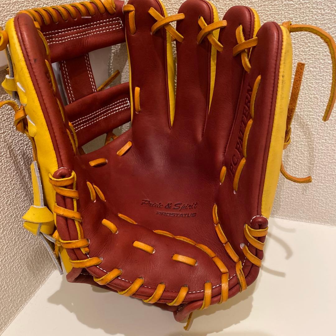 ZETT 内野手用グローブ プロステイタス 右投げ用　今宮モデル